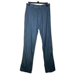 Patagonia Men’s Back Step Pants Hemp Organic Cotton Blend Lightweight Blue 28x32